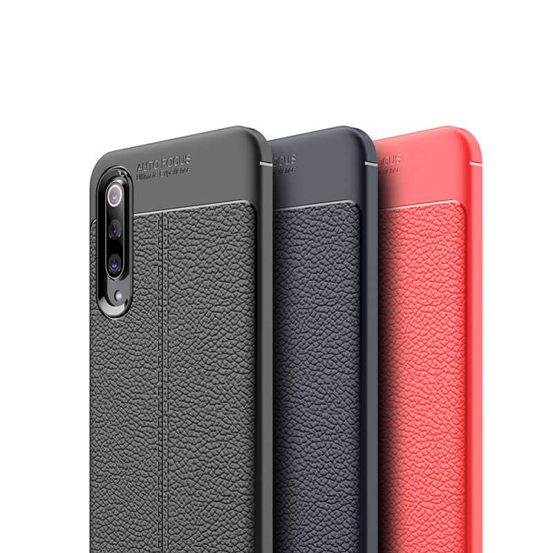 Xiaomi Mi 9 Kılıf Zore Niss Silikon Kapak Siyah