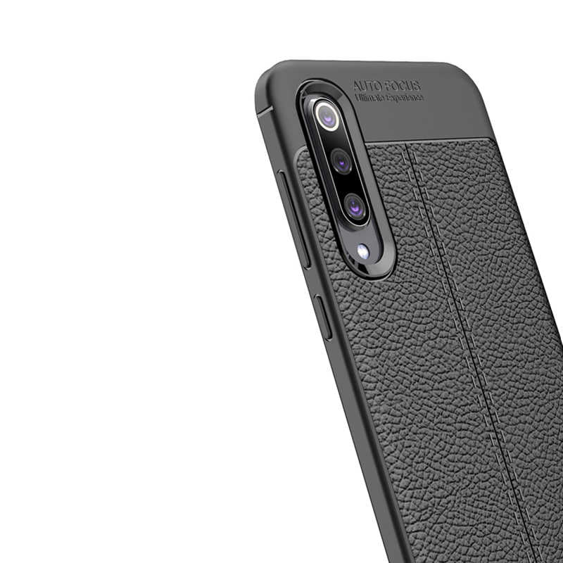 Xiaomi Mi 9 Kılıf Zore Niss Silikon Kapak Kırmızı
