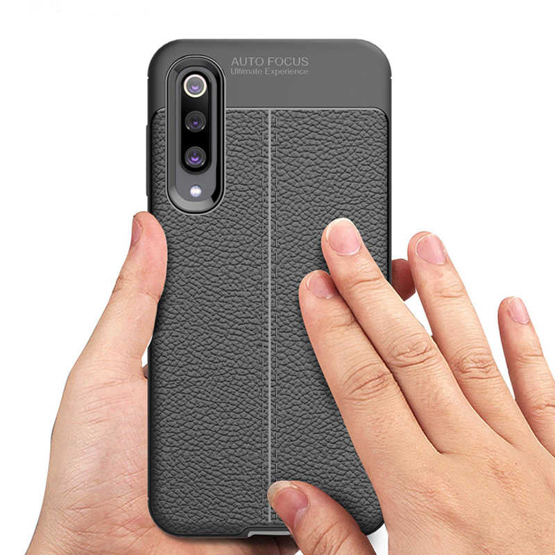 Xiaomi Mi 9 Kılıf Zore Niss Silikon Kapak Kırmızı