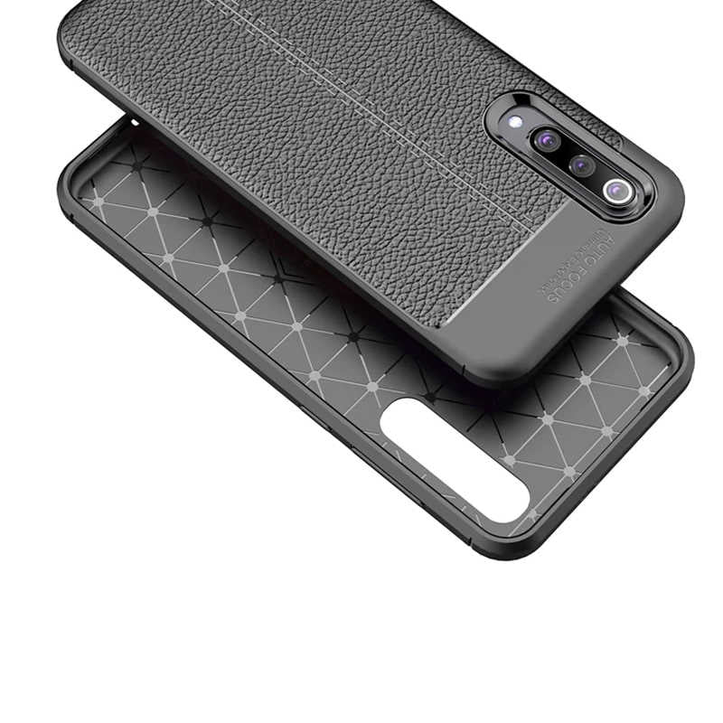 Xiaomi Mi 9 Kılıf Zore Niss Silikon Kapak Siyah