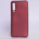 Xiaomi Mi 9 Kılıf Zore Premier Silikon Kapak Mürdüm