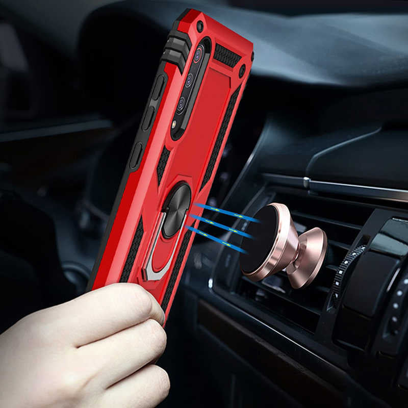Xiaomi Mi 9 Kılıf Zore Vega Kapak Siyah
