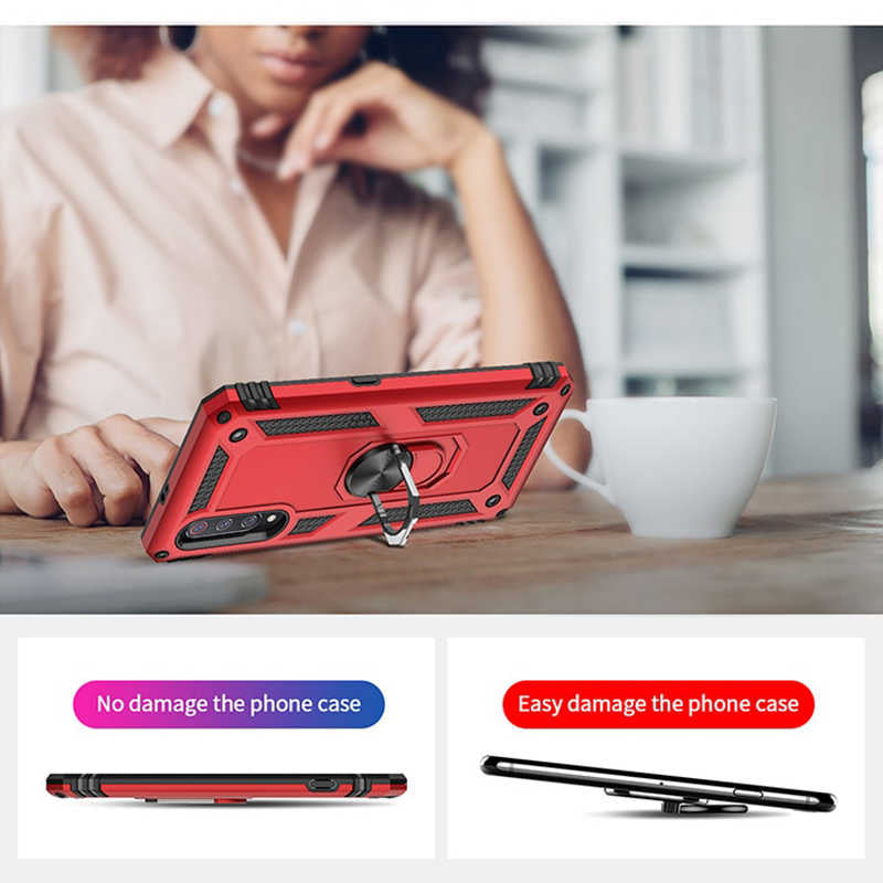 Xiaomi Mi 9 Kılıf Zore Vega Kapak Gri