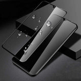 Xiaomi Mi 9 Lite Zore Kenarları Kırılmaya Dayanıklı Cam Ekran Koruyucu Siyah