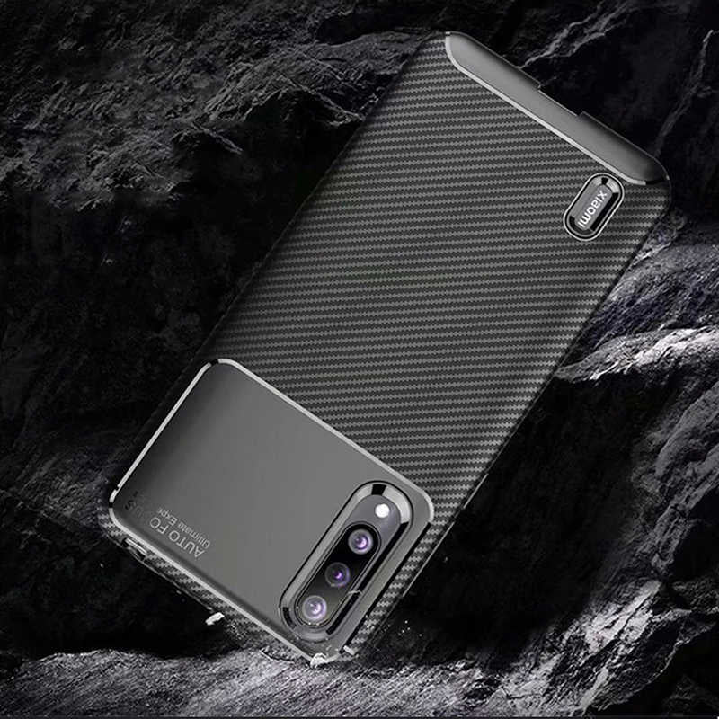 Xiaomi Mi 9 Lite Kılıf Zore Negro Silikon Kapak Siyah