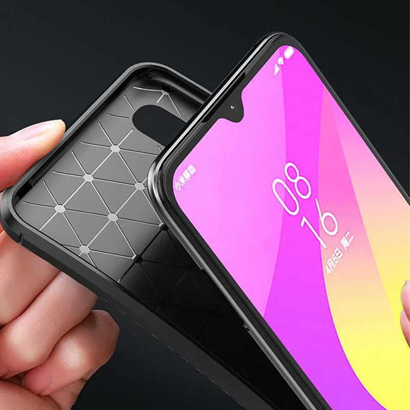 Xiaomi Mi 9 Lite Kılıf Zore Negro Silikon Kapak Siyah