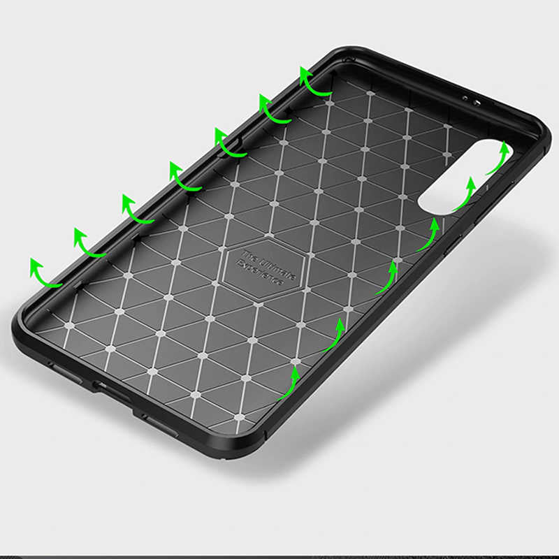 Xiaomi Mi 9 Lite Kılıf Zore Negro Silikon Kapak Siyah