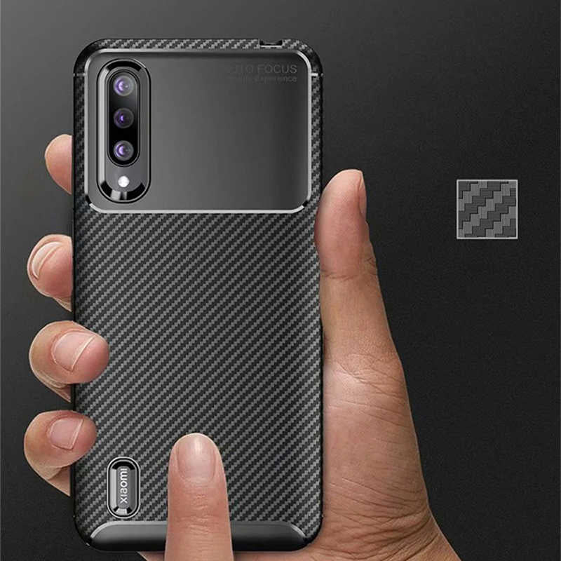 Xiaomi Mi 9 Lite Kılıf Zore Negro Silikon Kapak Siyah