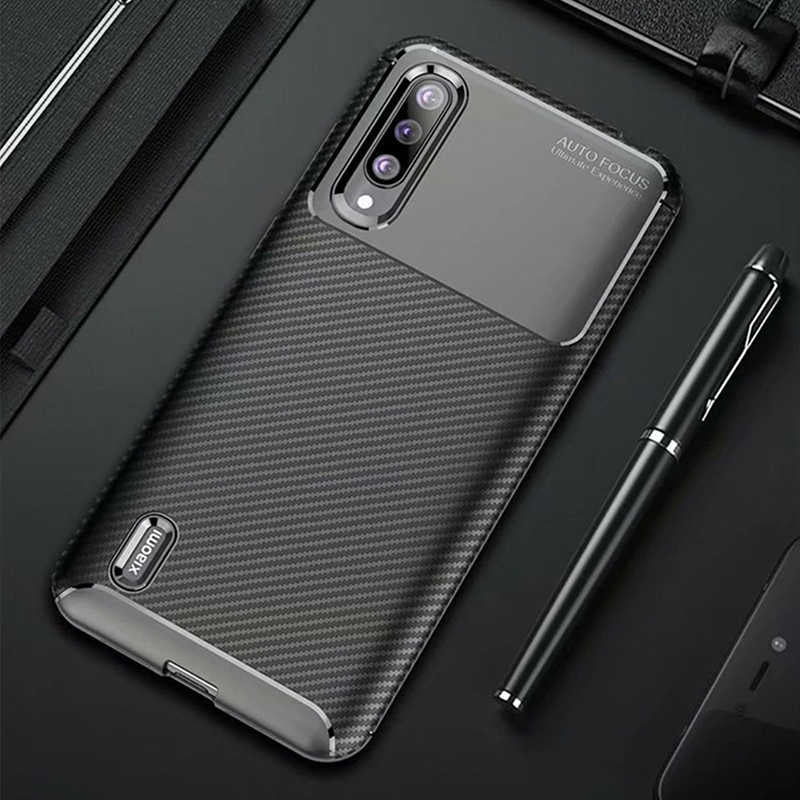 Xiaomi Mi 9 Lite Kılıf Zore Negro Silikon Kapak Siyah