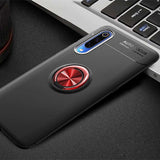 Xiaomi Mi 9 Lite Kılıf Zore Ravel Silikon Kapak Siyah-Mavi