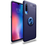 Xiaomi Mi 9 Lite Kılıf Zore Ravel Silikon Kapak Siyah-Kırmızı