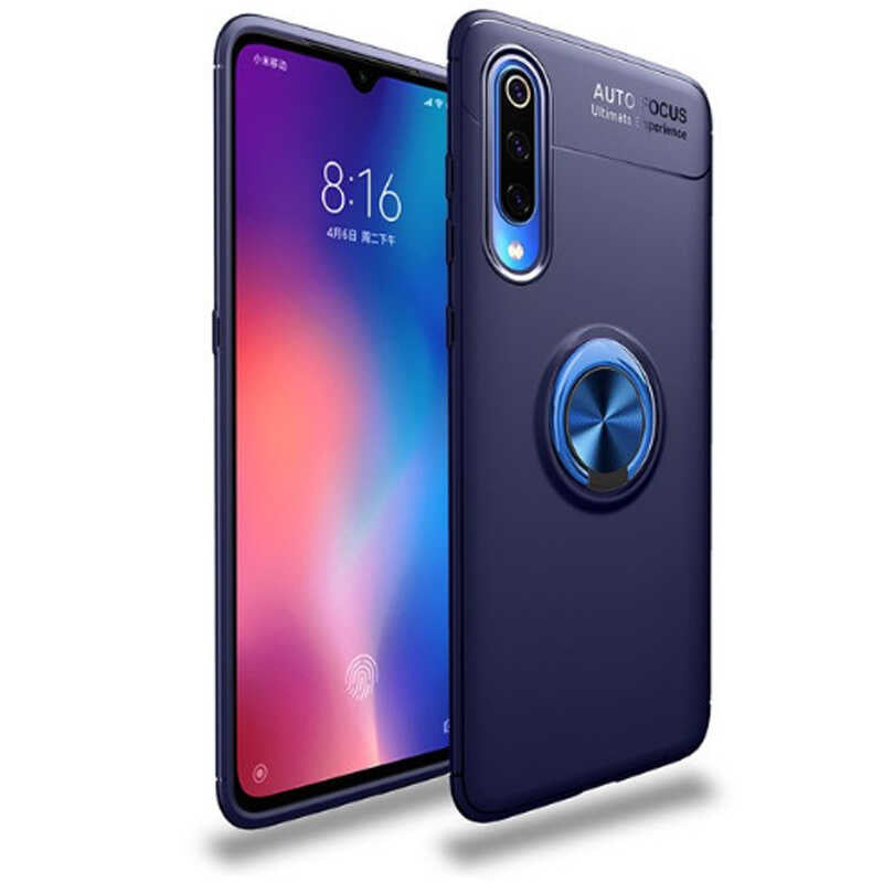 Xiaomi Mi 9 Lite Kılıf Zore Ravel Silikon Kapak Siyah-Kırmızı