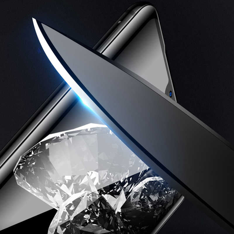 Xiaomi Mi 9 Se Zore Kenarları Kırılmaya Dayanıklı Cam Ekran Koruyucu Siyah