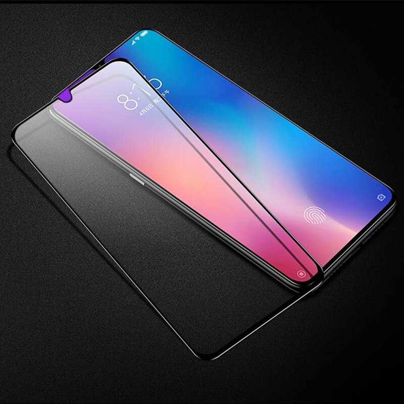 Xiaomi Mi 9 Se Zore Kenarları Kırılmaya Dayanıklı Cam Ekran Koruyucu Siyah