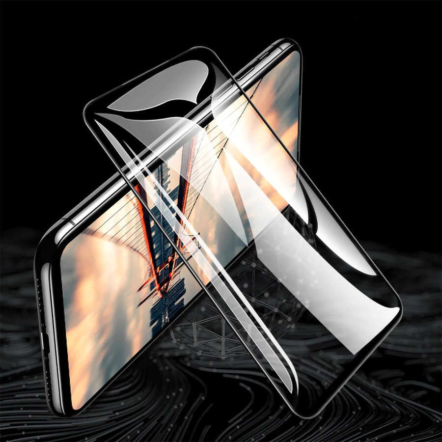 Xiaomi Mi 9T Davin 5D Cam Ekran Koruyucu Siyah