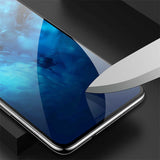 Xiaomi Mi 9T Zore Kenarları Kırılmaya Dayanıklı Cam Ekran Koruyucu Siyah