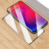 Xiaomi Mi 9T Zore Kenarları Kırılmaya Dayanıklı Cam Ekran Koruyucu Siyah