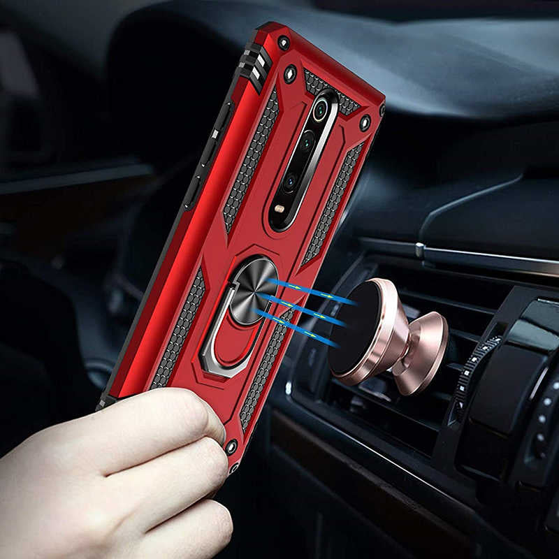 Xiaomi Mi 9T Kılıf Zore Vega Kapak Siyah