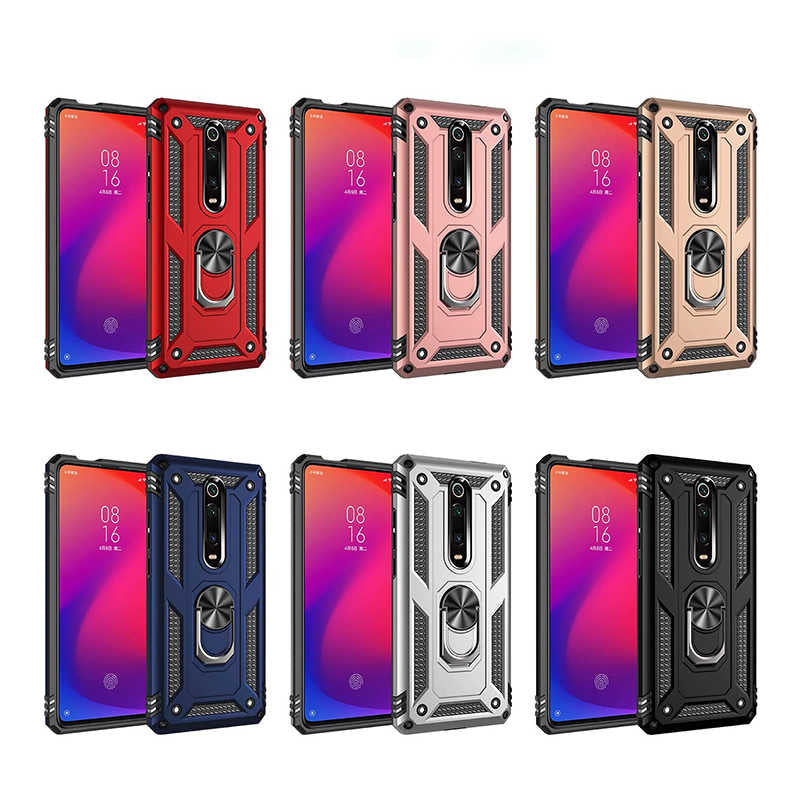 Xiaomi Mi 9T Kılıf Zore Vega Kapak Siyah