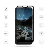 Xiaomi Mi A2 Lite Davin 5D Cam Ekran Koruyucu Siyah