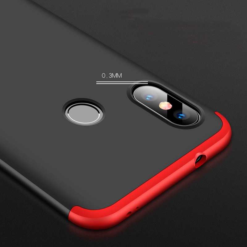 Xiaomi Mi A2 Lite Kılıf Zore Ays Kapak Kırmızı