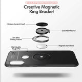 Xiaomi Mi A2 Lite Kılıf Zore Ravel Silikon Kapak Siyah-Mavi