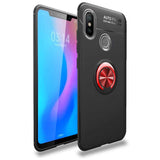 Xiaomi Mi A2 Lite Kılıf Zore Ravel Silikon Kapak Siyah-Mavi