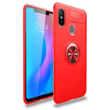 Xiaomi Mi A2 Lite Kılıf Zore Ravel Silikon Kapak Siyah-Mavi