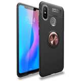 Xiaomi Mi A2 Lite Kılıf Zore Ravel Silikon Kapak Siyah-Mavi