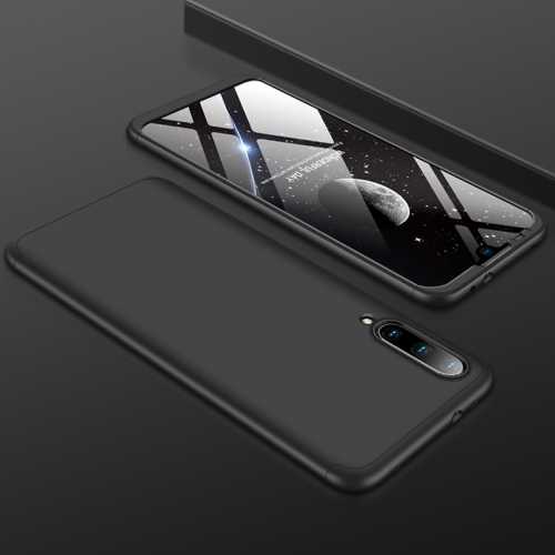 Xiaomi Mi A3 Kılıf Zore Ays Kapak Siyah-Kırmızı