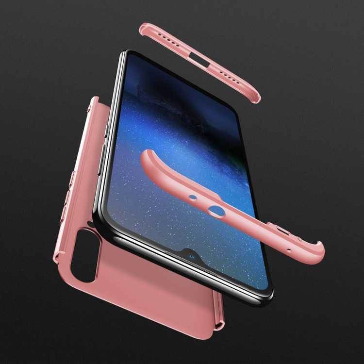 Xiaomi Mi A3 Kılıf Zore Ays Kapak Siyah-Kırmızı