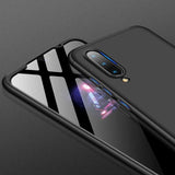 Xiaomi Mi A3 Kılıf Zore Ays Kapak Siyah-Kırmızı