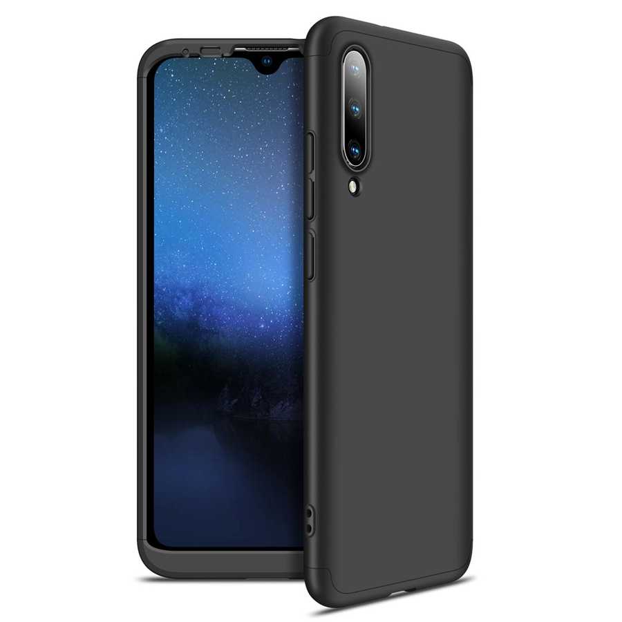 Xiaomi Mi A3 Kılıf Zore Ays Kapak Siyah