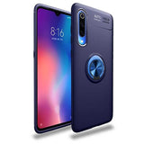 Xiaomi Mi A3 Kılıf Zore Ravel Silikon Kapak Siyah-Kırmızı