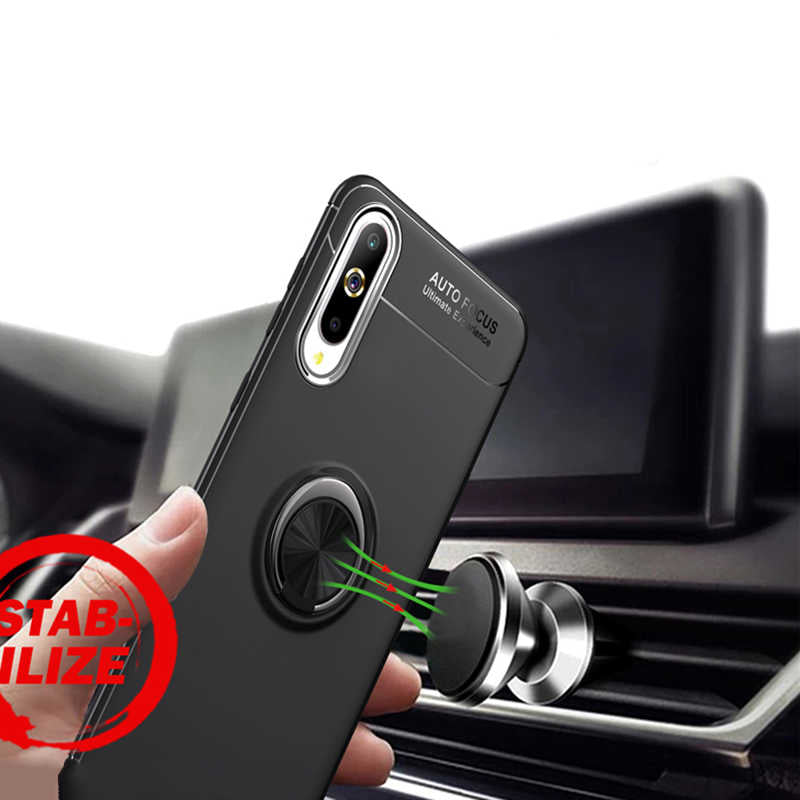 Xiaomi Mi A3 Kılıf Zore Ravel Silikon Kapak Siyah-Kırmızı