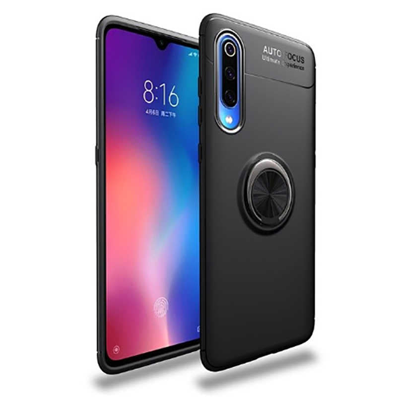 Xiaomi Mi A3 Kılıf Zore Ravel Silikon Kapak Siyah-Kırmızı