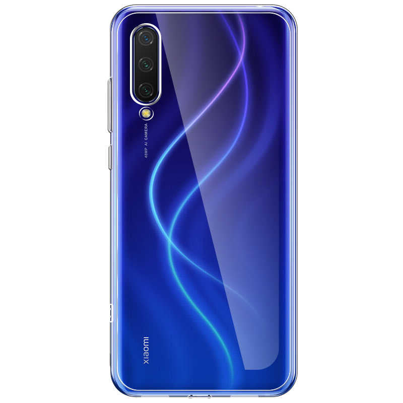 Xiaomi Mi A3 Kılıf Zore Süper Silikon Kapak Renksiz