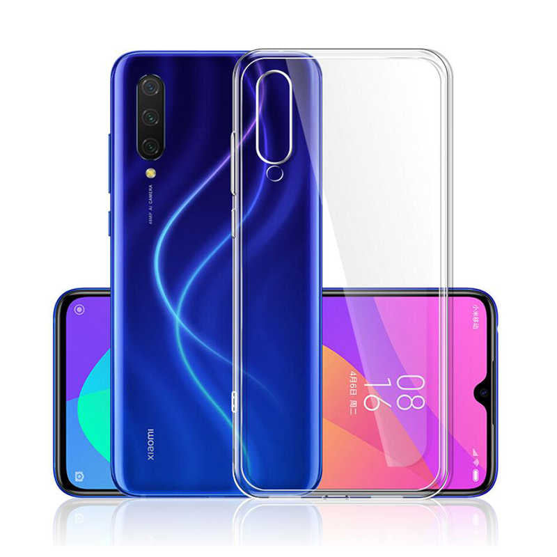 Xiaomi Mi A3 Kılıf Zore Süper Silikon Kapak Renksiz
