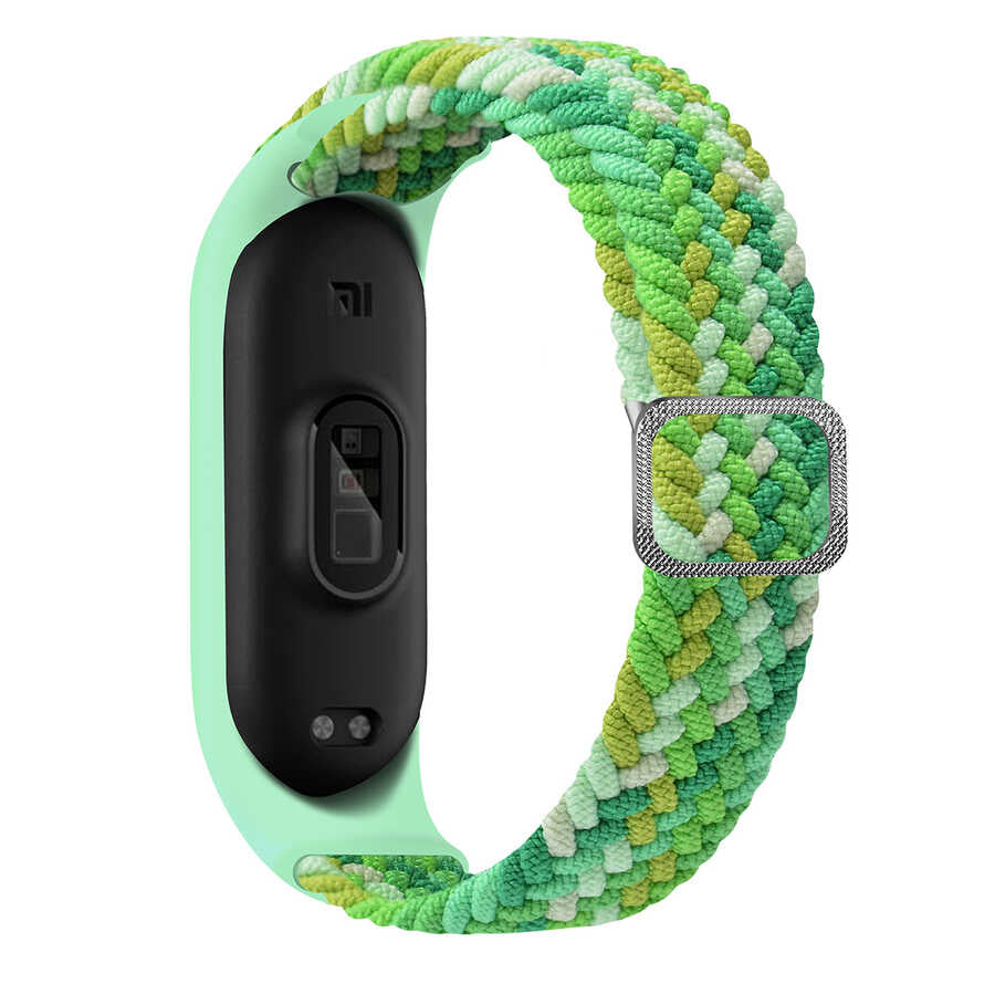 Xiaomi Mi Band 3 KRD-49 Örgü Kordon Colorful Orange