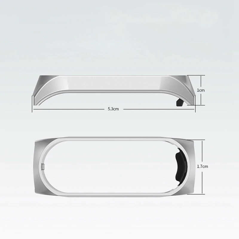 Xiaomi Mi Band 4 KRD-06 Metal Kordon Gümüş