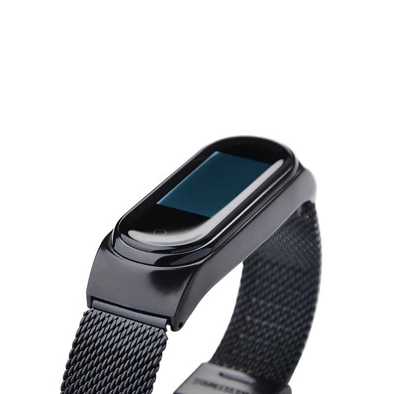 Xiaomi Mi Band 4 KRD-06 Metal Kordon Gümüş