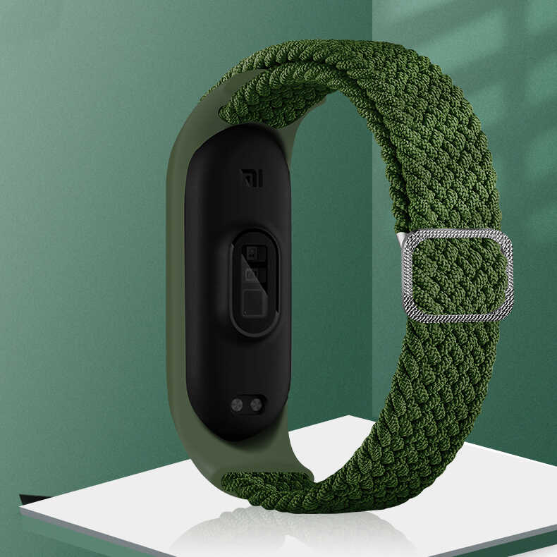Xiaomi Mi Band 4 KRD-49 Örgü Kordon Colorful Orange