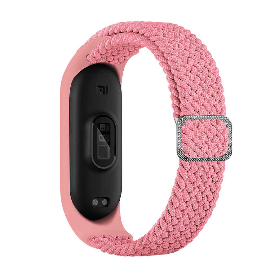 Xiaomi Mi Band 4 KRD-49 Örgü Kordon Pembe