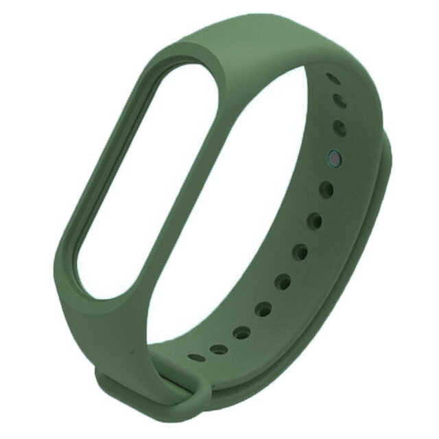 Xiaomi Mi Band 4 Silikon Kordon Koyu Yeşil