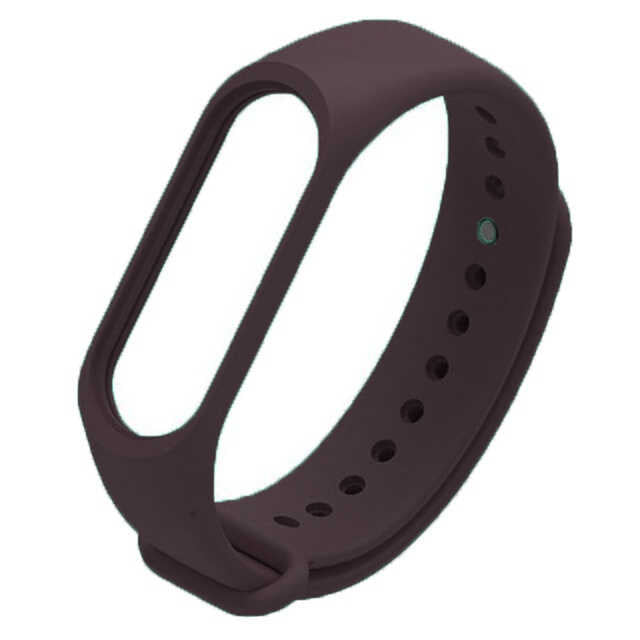 Xiaomi Mi Band 4 Silikon Kordon Mürdüm