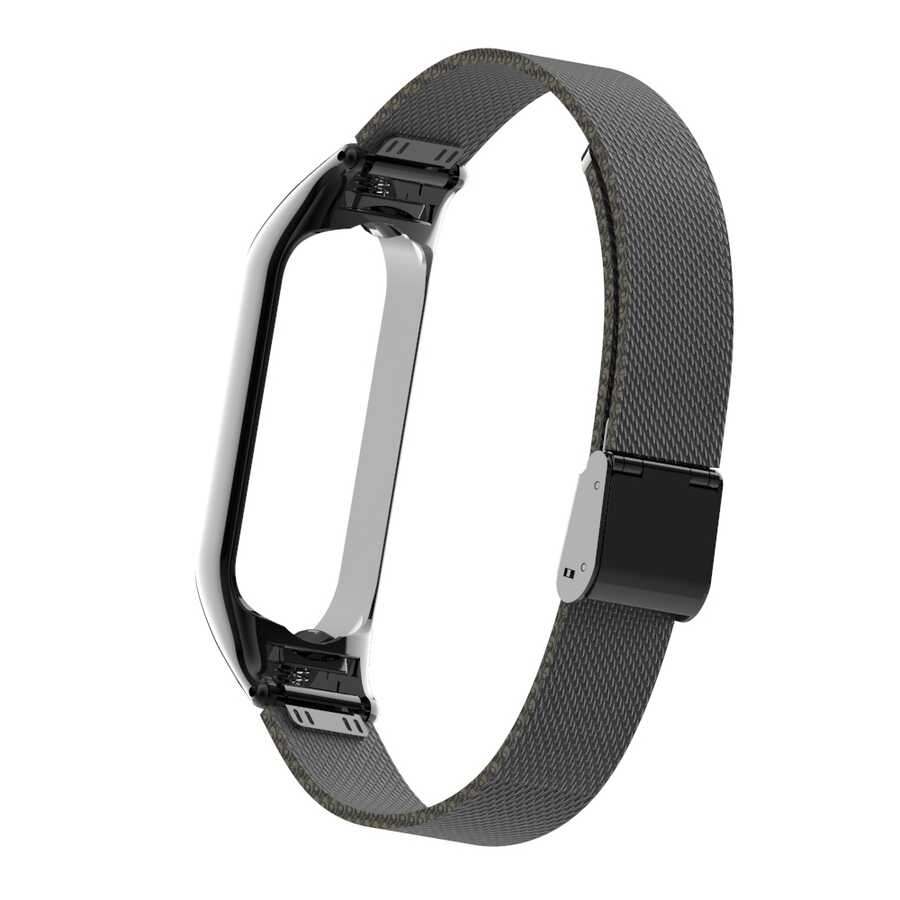 Xiaomi Mi Band 5 KRD-06 Metal Kordon Gümüş