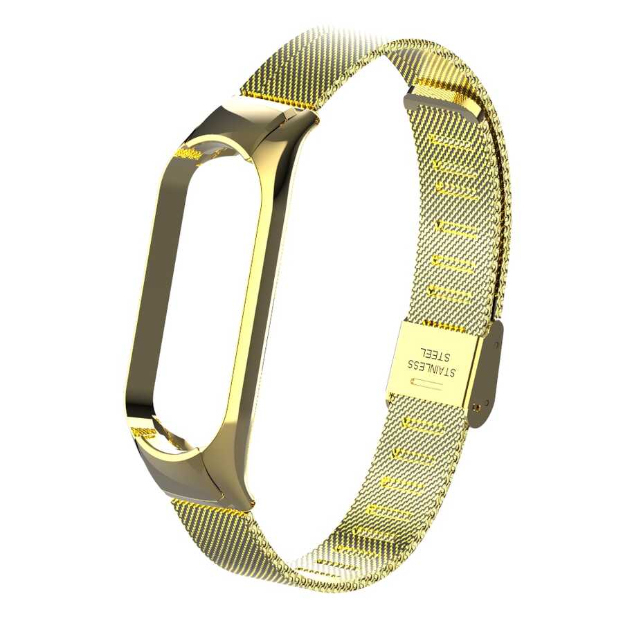 Xiaomi Mi Band 5 KRD-06 Metal Kordon Gümüş