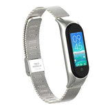 Xiaomi Mi Band 5 KRD-06 Metal Kordon Gümüş