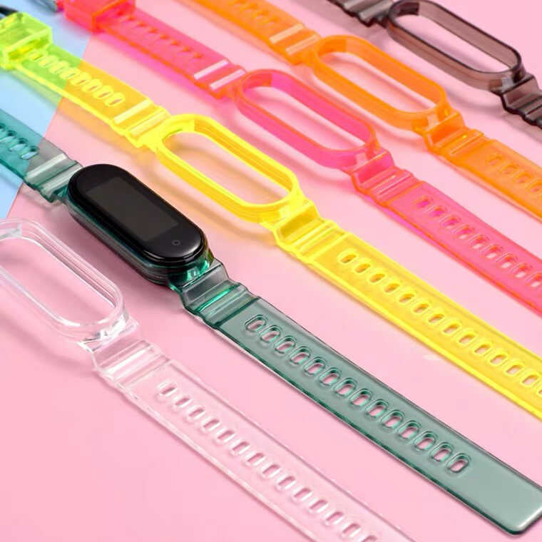Xiaomi Mi Band 5 KRD-27 Silikon Kordon Renksiz