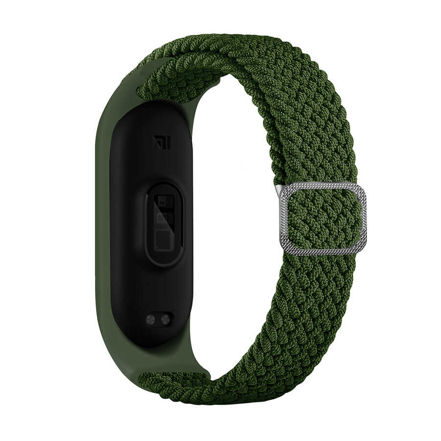 Xiaomi Mi Band 5 KRD-49 Örgü Kordon Yeşil